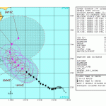 2015年台風16号の最新進路予想。米軍・気象庁の情報では関東へは影響なしの可能性も。