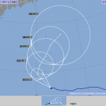台風25号2015の進路最新情報。米軍・ヨーロッパ・気象庁情報は関東へ!?